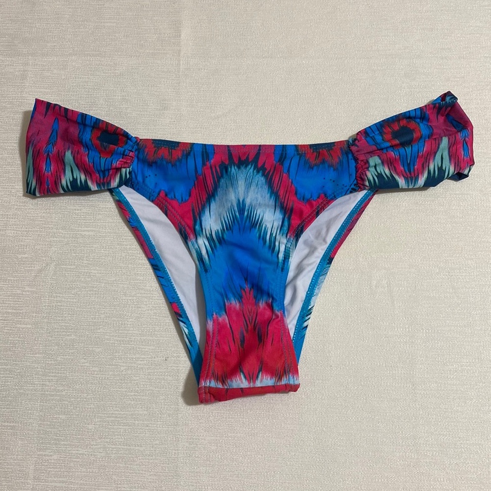 PILYQ Women's Mumbai Fanned Teeny Bikini Bottom Size L